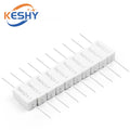 5PCS 5W 5% Cement Resistor Power Resistance 0.1 ~ 10K 0.1R 0.5R 1R 10R 100R 0.22 0.33 0.5 1 2 5 8 10 15 20 25 30 100 1K 10K ohm