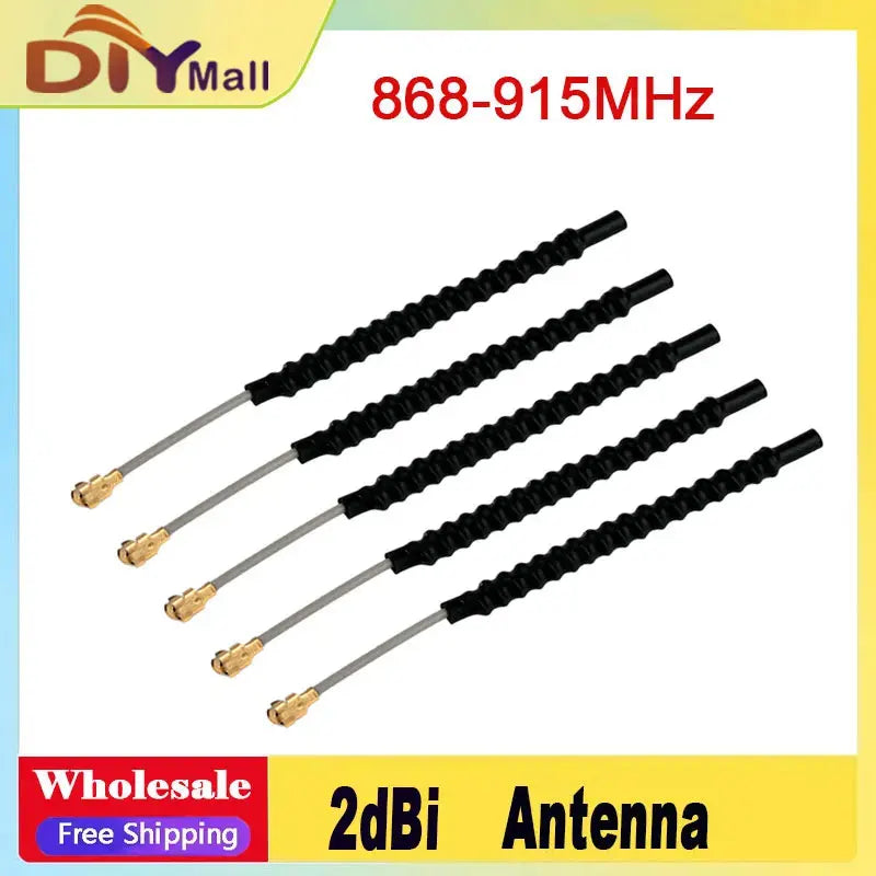 5/10PCS 868-915MHz Antenna 2dBi with 7cm Cable - Compatible with ESP32 LoRa V3/LORA32U4II & GSM 824-960MHz Modules