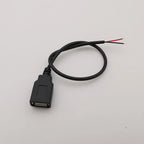 2 Pin 4 Pin Wire 5V USB 2.0 A Male Female Power Plug Pigtail Cable Jack Charging Cord Extension Connector 0.3m 1m 2m