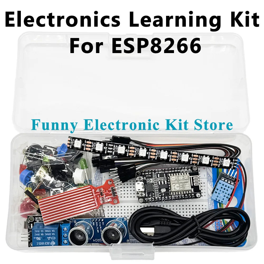 ESP8266 WiFi Development Board Starter Kit for Arduino UNO Breadboard Compatible with UNO IoT WiFi Sensors for Electronic learns