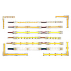 COB LED Wire Connector 5 8 10mm Connection Solderless Mini Buckle FCOB RGB CCT LED Strip Lights 2 3 4 Pin No Dark Area Connector