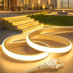 Super Bright 220V COB LED Strip Neon Lights 280LEDs/m Flexible Kitchen Lamp RA90 Waterproof LED Tape With EU Power Plug 1M-30M