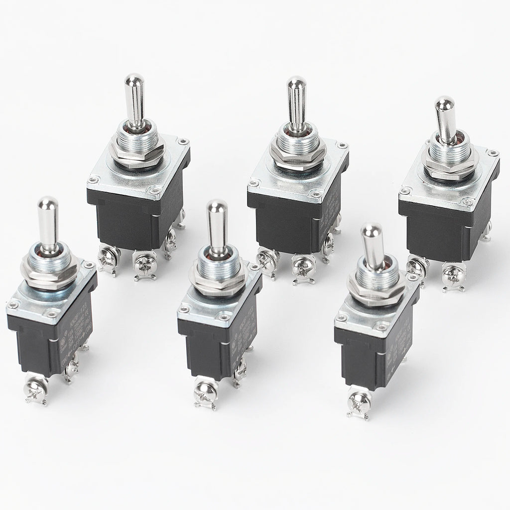 1PC IP67 Waterproof Toggle Switch 30A 12VDC SPST SPDT DPDT ON-OFF ON-ON ON-OFF-ON 2 Pin 3 Pin 6 Pin With Screw Terminal