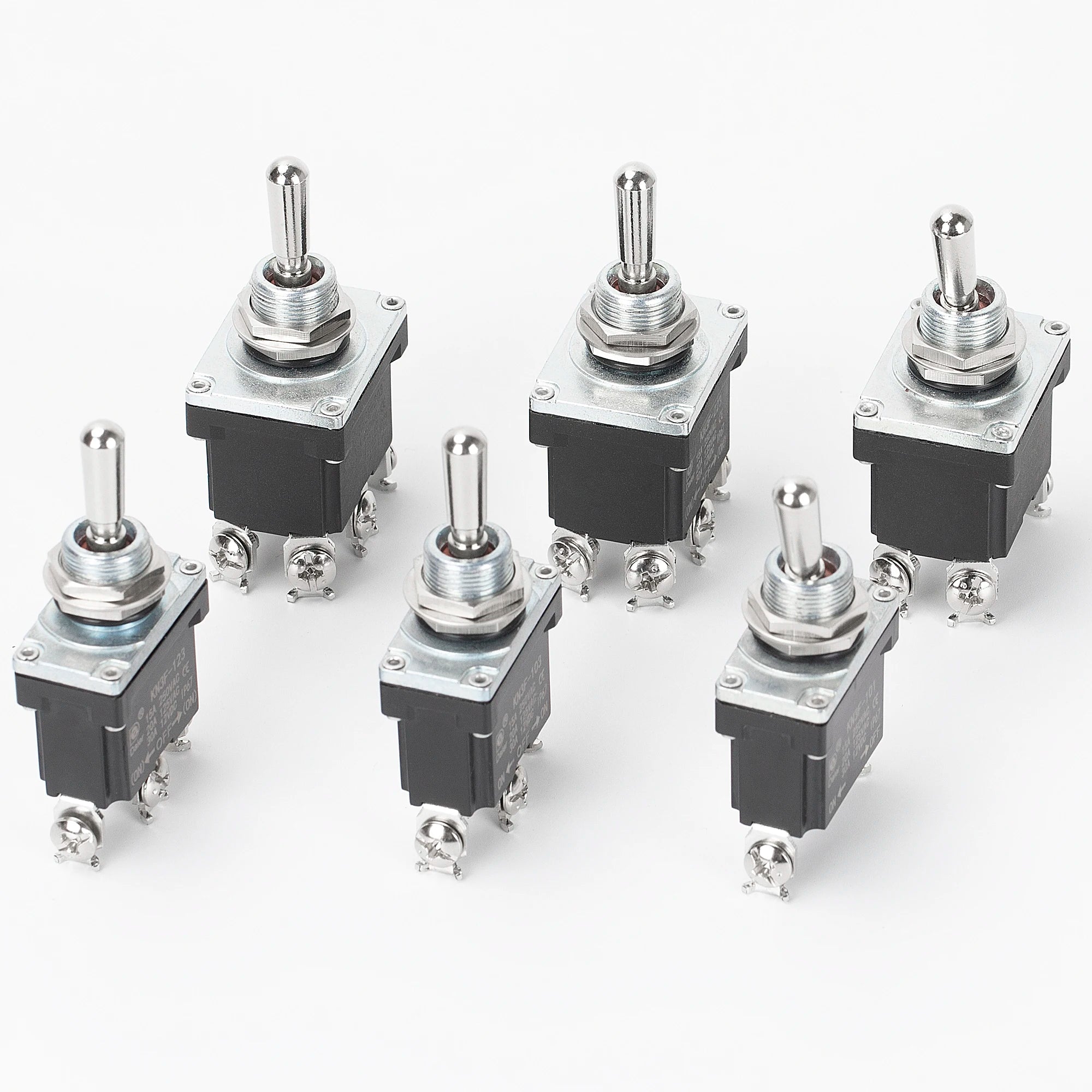 1PC IP67 Waterproof Toggle Switch 30A 12VDC SPST SPDT DPDT ON-OFF ON-ON ON-OFF-ON 2 Pin 3 Pin 6 Pin With Screw Terminal
