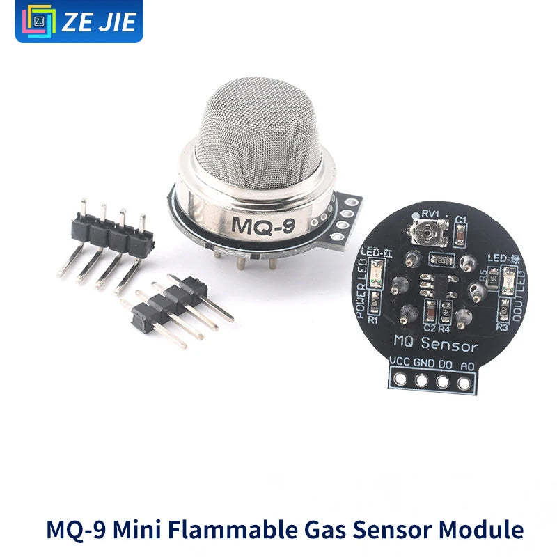 Smoke Gas Sensor Module MQ‑2/3/4/5/6/7/8/9/131/135/136/137, Alcohol Detection
