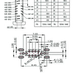 5pcs/lot Type-c 16p Female Socket Vertical Plug-in Patch Usb Charging Interface 8.8/9.3/10.5/13.7mm Socket