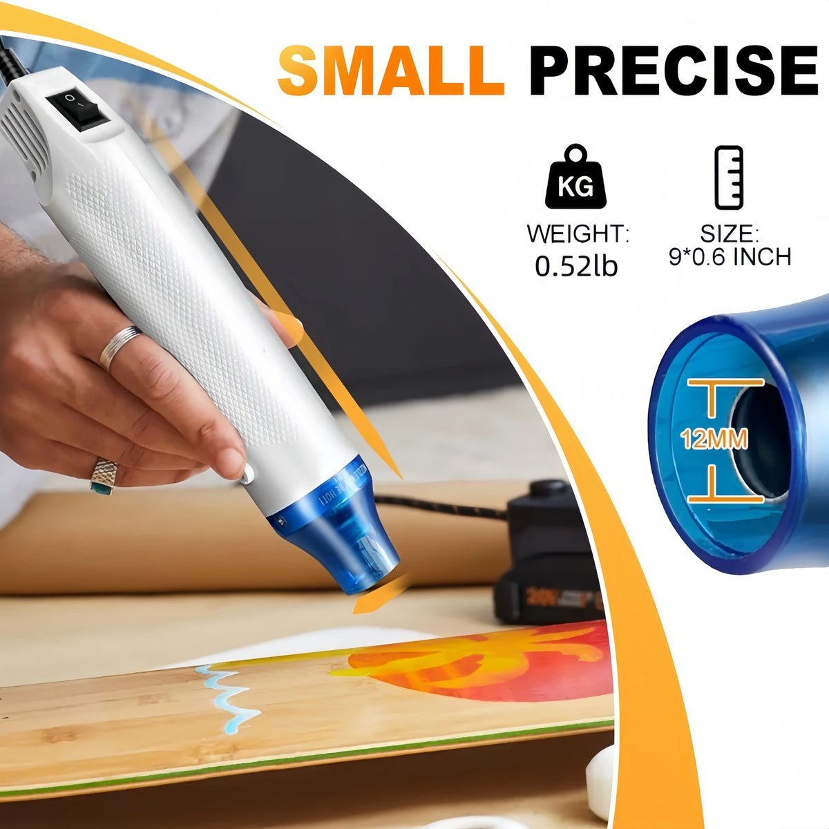 220V Hot Air Gun Soldering Temperature Blower Gun DIY Crafts Electric Power Hot Dryer Mini Heat Gun For Shrink Tubing Car Wrap