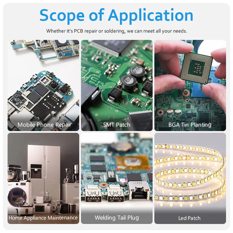 KELLYSHUN Solder Paste, Leaded Syringe Welding Paste, for Soldering BGA LED SMD Containing Silver Sn63 Electronics Tin Paste