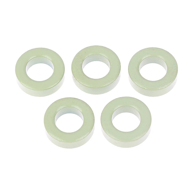 5pcs 24x14x8mm T94-52 Iron Ferrite Toroid Cores Blue Green Ring For Inductors Iron Powder Core Blue Green Ring