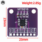 MT6816 High-Speed and High-Precision Magnetic Encoder Magnetic Induction Angle Measurement Sensor Module