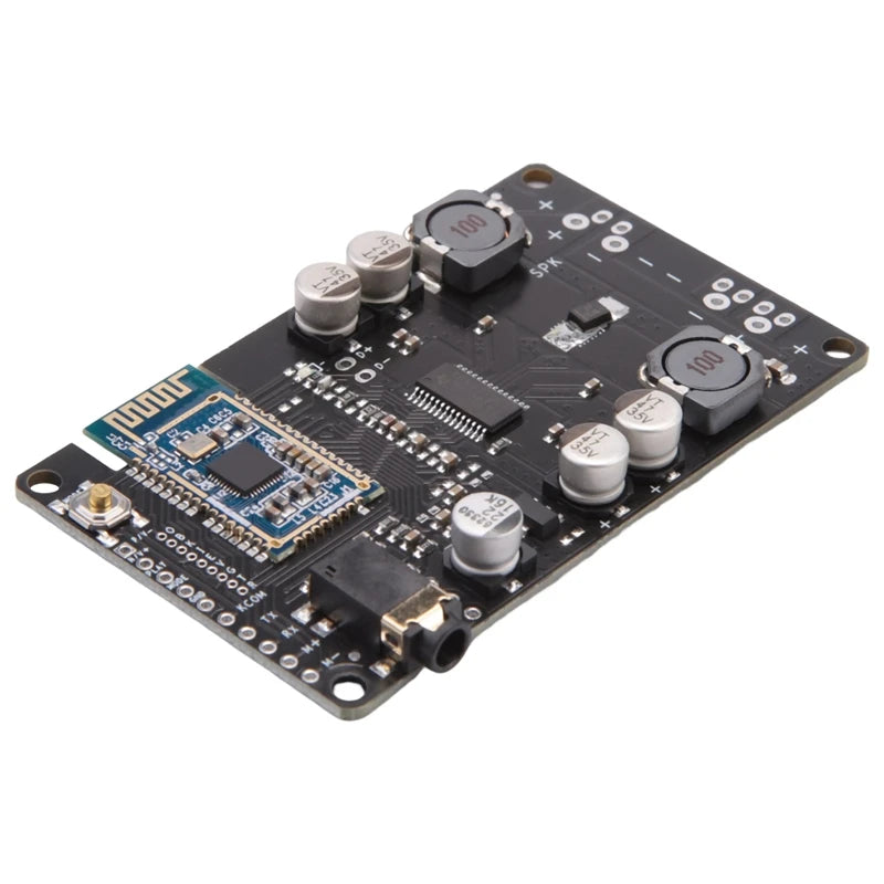 Bluetooth 5.0 Amplifier Board AUX 20W/30W Serial Port to Change Name Mono Stereo Module Amplificador (Support Call)-A22U