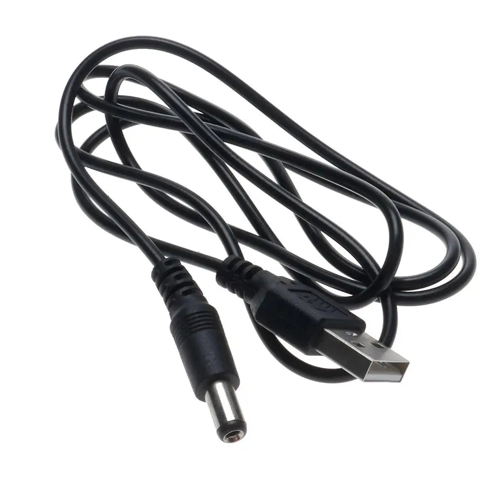 1M USB Port To 5.5 x 2.1mm 5V DC Barrel Jack Power Cable Connector  For Small Electronics Devices Promotion Hot