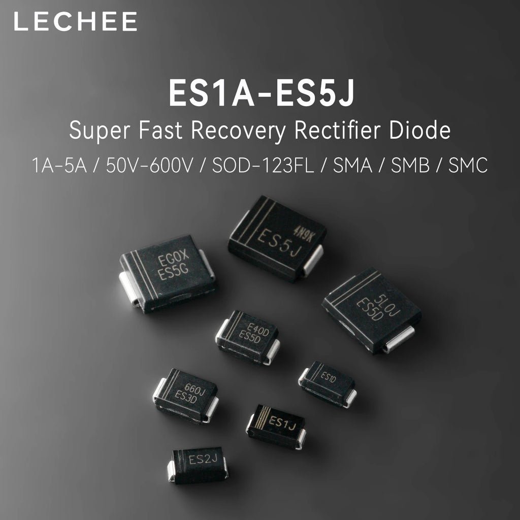 Super Fast Recovery Rectifier Diode ES1D ES1G ES1J ES2D ES2J ES2G ES3D ES3G ES3J ES5D ES5G ES5J SOD-123FL SMA SMB SMC DO-214