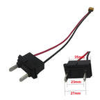 1pcs Silver Fish Battery Discharge Connector 2PIN To XT60 Female / XT90 Female 30CM Length Can Be Customized