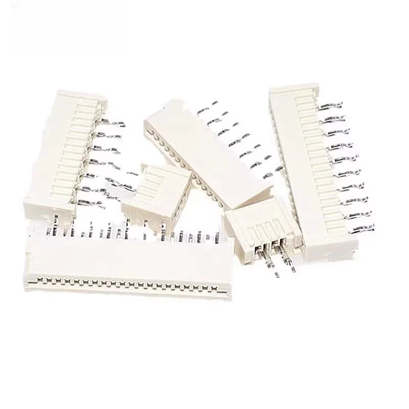 10PCS 1.25mm FPC/FFC Flat Cable Connector Socket Double Row DIP Type 4/5/6/7/8/10/12/14/15/16/18/20/21/22/24/26/28/30/32P