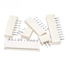 10PCS 1.25mm FPC/FFC Flat Cable Connector Socket Double Row DIP Type 4/5/6/7/8/10/12/14/15/16/18/20/21/22/24/26/28/30/32P