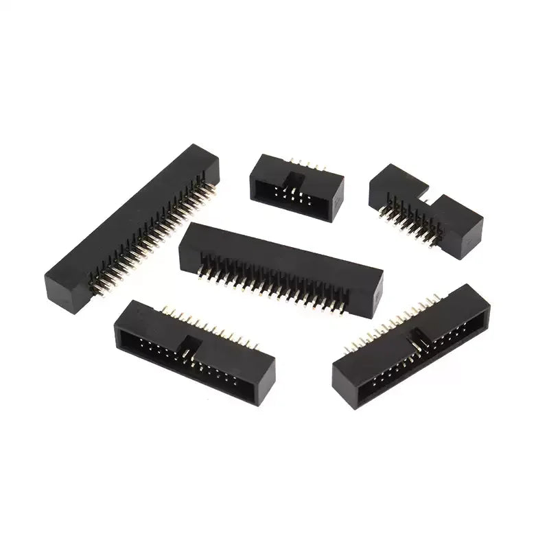 5Pcs DC3 1.27mm Pitch IDC Box Header Connector Straight Pin FC Cable Socket (8P-60P) PCB Board Terminal Block