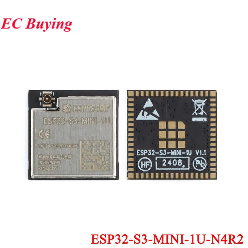 ESP32-S3-MINI-1 ESP32-S3-MINI-1U ESP32-S3 Dual-core WiFi Bluetooth-compatible 5.0 ESP32 Wireless Module 4MB 8MB Flash 2MB P-SRAM