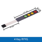 1 2 3 4 5 6 7 8 Key Button Membrane Switch Matrix Array Keyboard Keypad Control Panel Pad DIY Kit For Arduino Smart Car