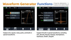 OWON HDS2202S 2102S Digital Oscilloscope 2Channels 200Mhz 1GSa/s Portable 3in1 USB Osiclloscopes + Multimeter+Waveform Generator