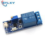 Smart Electronics 5V-30V Micro USB Power Adjustable Delay Relay Timer Control Module Trigger Delay Switch