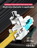 Cncob Tool-Less Connector ,Cat7 Ten-gigabit transmission Ethernet Network Termination Tool-free RJ45 connector PLug