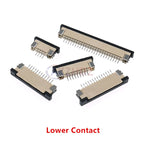 10PCS 1.0mm Upper / Lower Contact 4Pin - 30Pin FPC FFC Flat Cable Connector Socket 4P 5P 6P 7P 8P 9P 10P 12P 14P 16P 20P 28P 30P