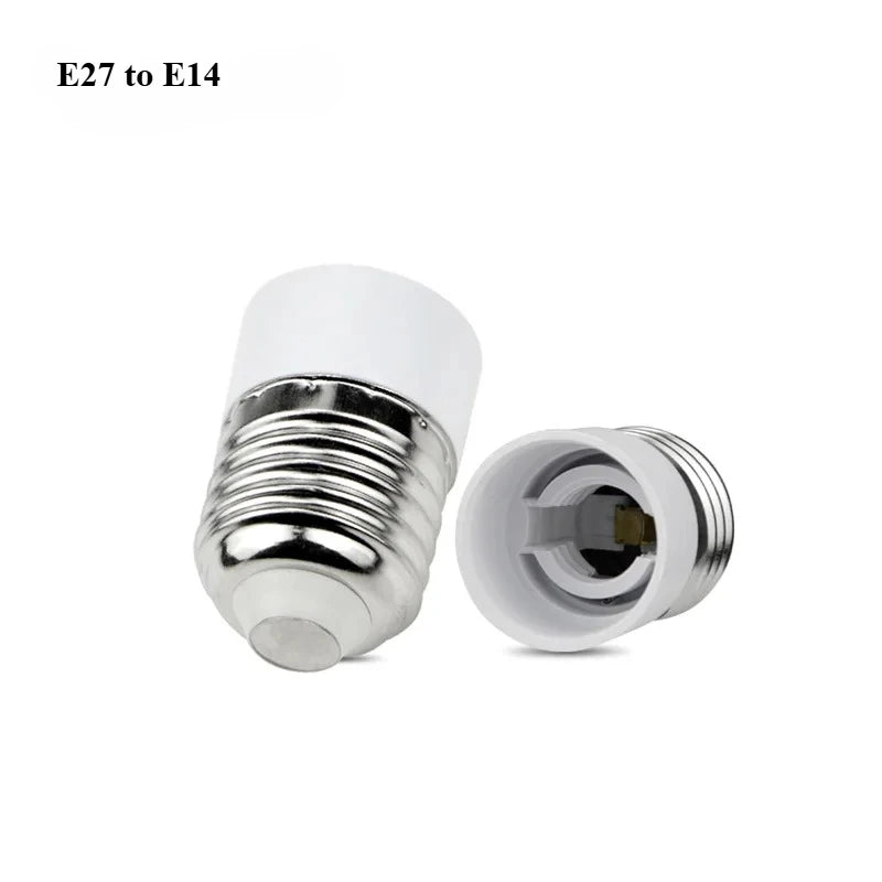 4PCS E27 E14 GU10 G9 E12 B22 Fireproof LED CFL Lamp Holder Converter Light Socket Bulb Base Spliter Extension Adapter