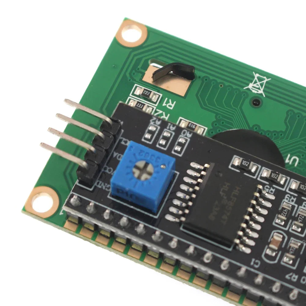 LCD1602 1602A LCD Module Level Conversion Module Yellow Green Screen 16x2 LCD Display IIC/I2C Interface 5V for Arduino