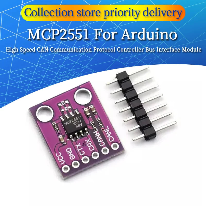 MCP2551 High-speed CAN Protocol Controller Bus Interface Module For Arduino
