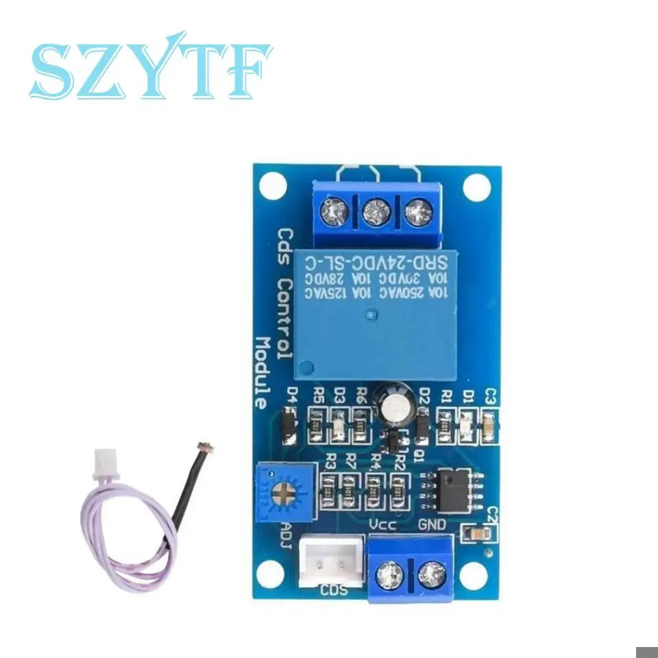 XH-M131 DC 5V/12V/24V Light Control Switch Photoresistor Relay Module Detection Sensor Brightness Automatic Control Module