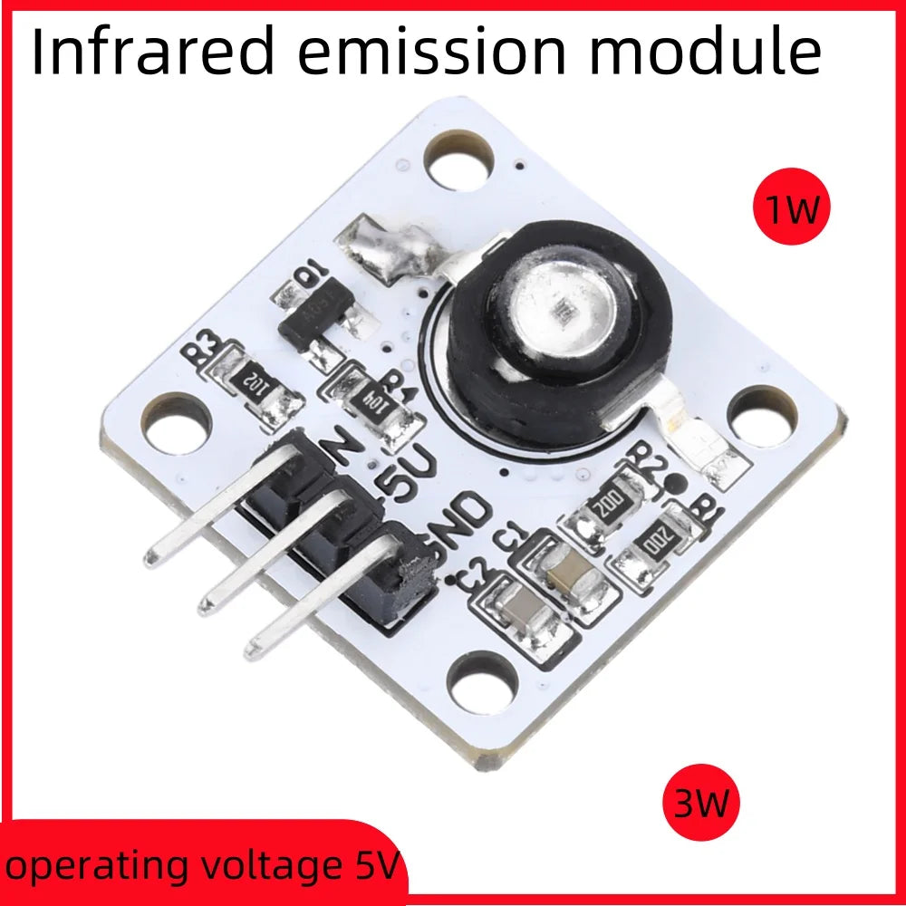 1W 3W Transmitter Module High Power Infrared  Remote Control Transmitter Module 940nm LED Smart Remote Control Furniture