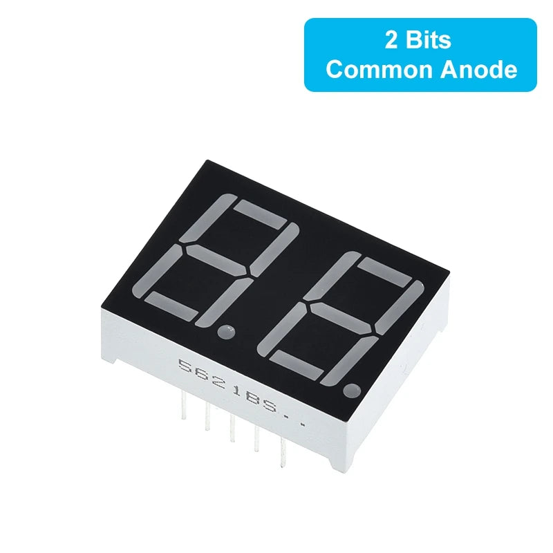 1/5/10PCS 0.56 inch LED display 7 Segment 1 Bit/2 Bit/3 Bit/4 Bit Digit Tube Red Common Cathode / Anode Digital For Arduino