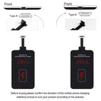 Max 10W 5V 2A Wireless Charging Receiver Coil Universal Type-C Micro USB for iPhone 5 6 7 Samsung A53 5G Xiaomi