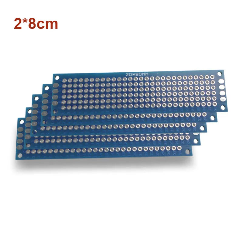 5/10Pcs Prototype BoardsBlue Circuit Perfboard 3x7cm 4x6cm 5x7cm 7x9cm Double Sided Circuit Boards DIY Electronic Kit  PCB New