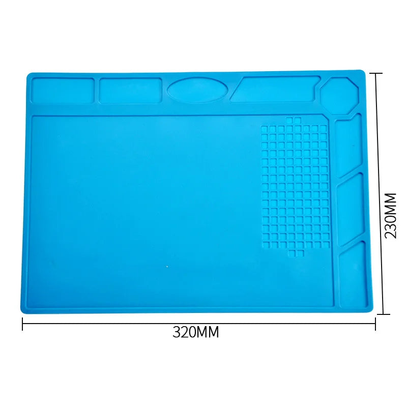 Silicone Soldering Mat ESD Thermal Heat Insulation Working Pad S-160 TE-509/502/508/610 LW-M3/M4 PC Phone Maintenance Cushion