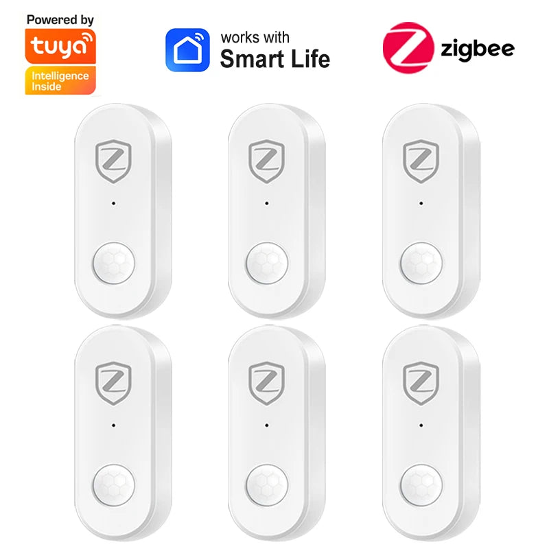 Zigbee Motion Sensor PIR Infrared Human Motion Detector Smart Life Home Security Anti-Theft Alarm Work With Tuya Zigbee Gateway