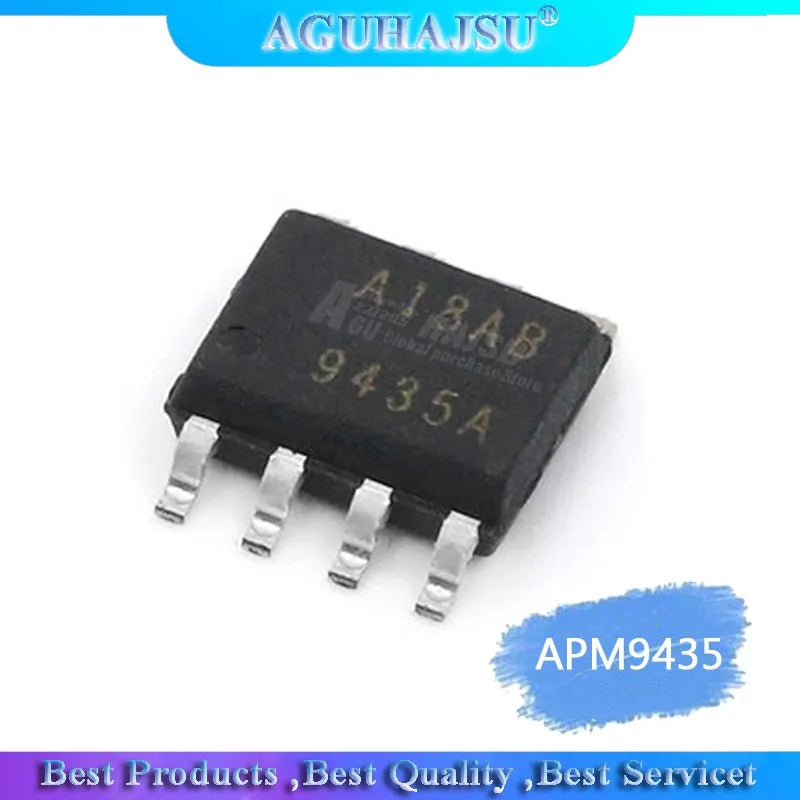 10Pcs SOP8 SMD P-Channel MOSFET IC APM9435 FDS9435A SI9435 9435 Power Switch Circuit Parts