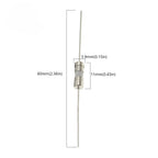 10PCS,3.6*10 Fast-Blow Glass Tube Fuse Fast Break With Pin 3.6X10MM 1A 1.5A 0.5A  2A 3A 3.15A 4A 5A 6.3A 8A 10A AMP 250V