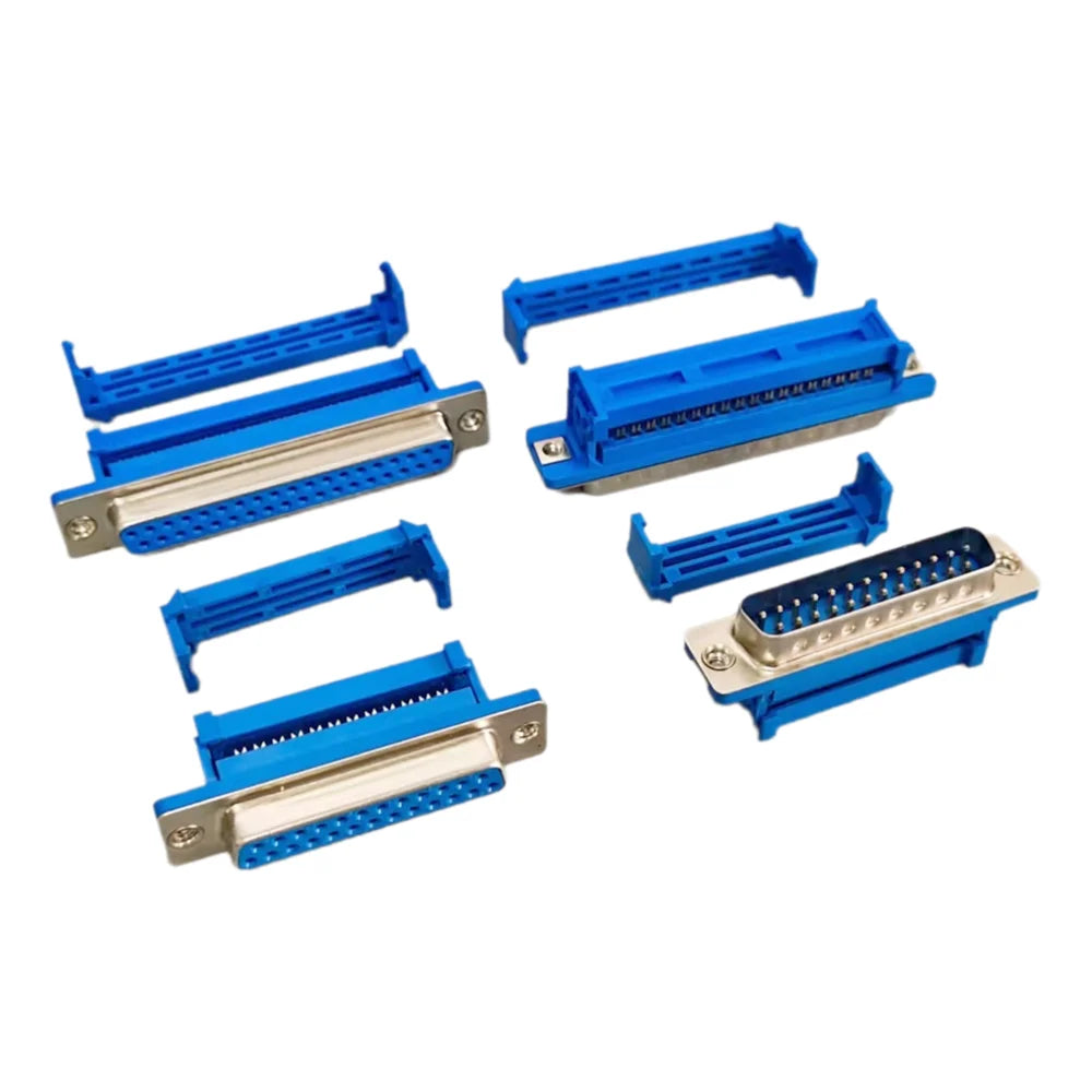2/5PCS D-SUB IDC Connector DIDC9 DIDC15 DIDC25 DIDC37 Pin Male Female Shielding Cover Adapter For Flat Cable DB9 DB15 DB25 DB37