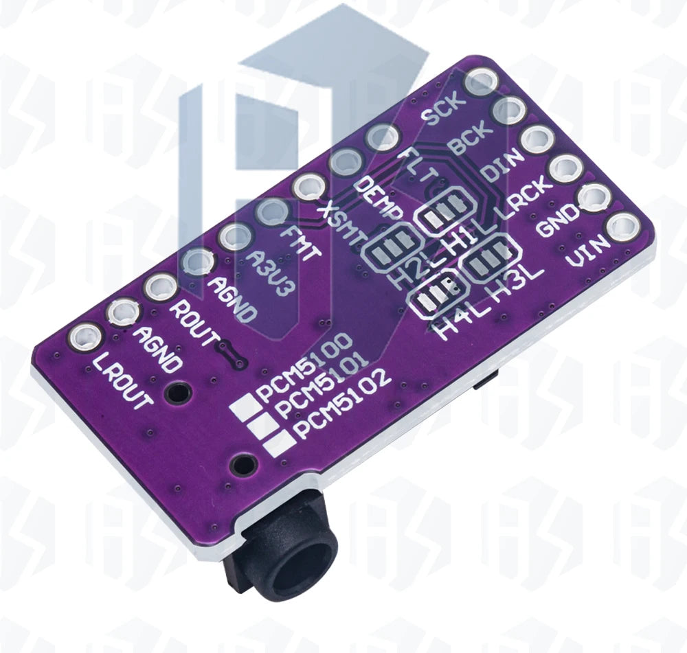 Interface I2S PCM5102A DAC Decoder GY-PCM5102 I2S Player Module For Raspberry Pi PHAT Format Board Digital PCM5102 Audio Board