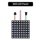 1~5Pcs WS2812B RGB LED Digital Flexible Individually Addressable Panel Light Strip WS2812 8x8 16x16 8x32 Module Matrix Screen 5V