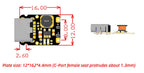Type-C USB TP4057 1A Lithium Battery Charging Protection Board Module Polymer Battery Over TP4056 With Temperature Protection