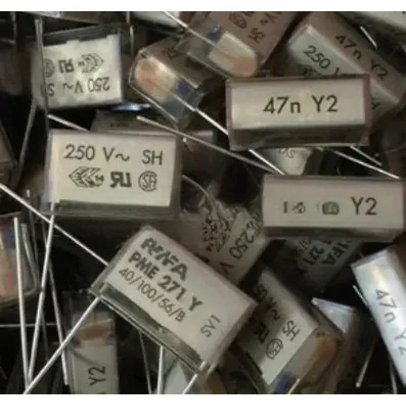 5PCS PME271Y PME271 PME 271 Y 47n Y2 250V 0.047UF 47nF 250VAC P=20.3mm Film Capacitor
