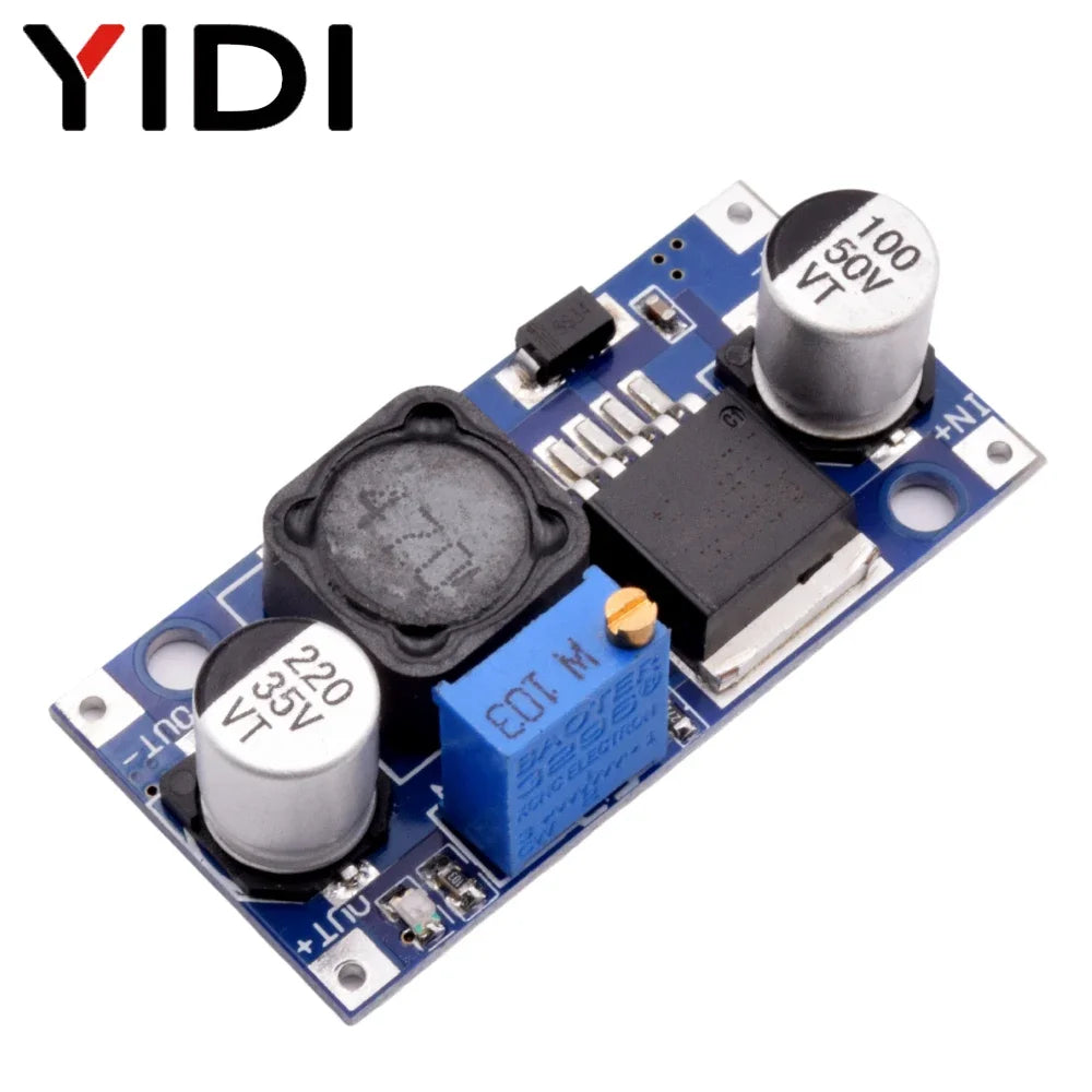 5pcs LM2596 DC to DC Buck Converter LM2596S ADJ 3A Voltage Regulator Adjustable Step Down Power Supply Module 24V 12V 5V
