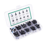 180 Pcs Tactile Push Button Switch Kit  - 6mm/7mm SMD & THT Momentary Tact Switch Assortment, Electronic Components DIY Repair