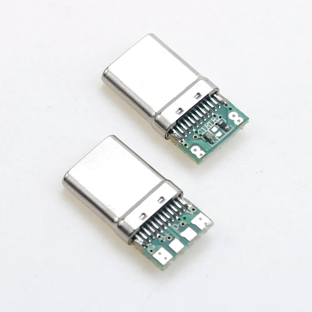 1-10PCS Type-C OTG Male 4P with 5.1K Resistance Data Power Adapter 4 Solder Joint Plug USB Adapter