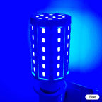 5W 10W 15W E27 LED Bulb SMD5730 Corn Bulb Lamps Red Yellow Bule Pink Green Garden Lawn Landscape Decorative Light Bulbs 85-265V