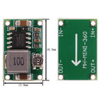 Mini360 RC Airplane Module Mini 360 DC Buck Converter 2A Step Down Module 4.75V-23V to 1V-17V 17x11x3.8mm New LM2596