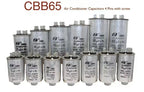 1PCS CBB65 AIR CONDITIONER STARTING CAPACITOR 450V 4UF/6.5/17/25/55UF 4+2 INSERT With screws at the bottom